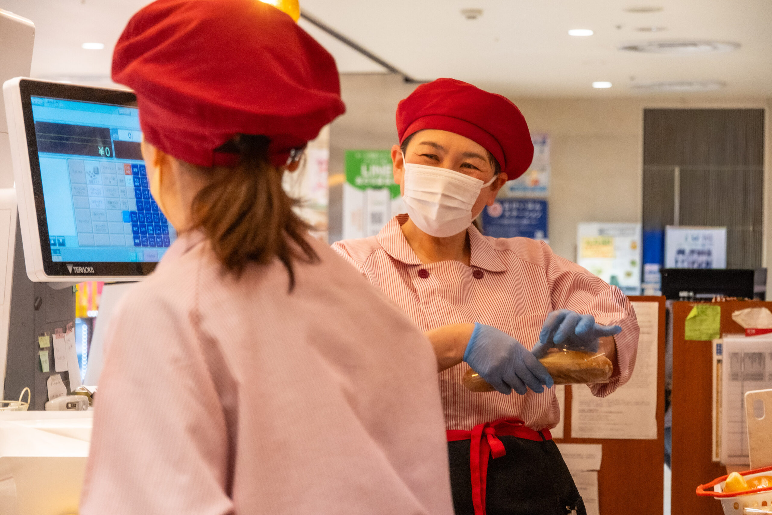 スタッフの様子